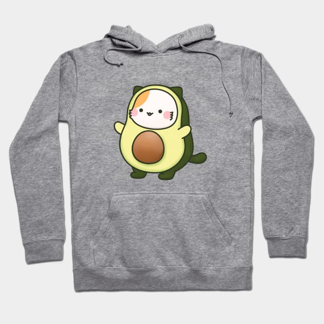 Avocado cat Hoodie by @muffin_cat_ig